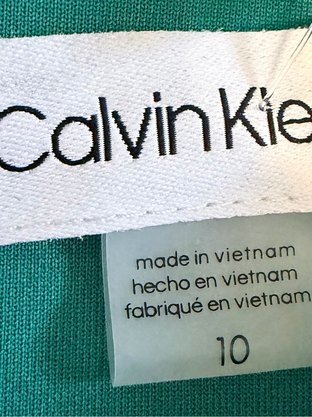 Calvin Klein Green Sheath Dress - Picture 3 of 6